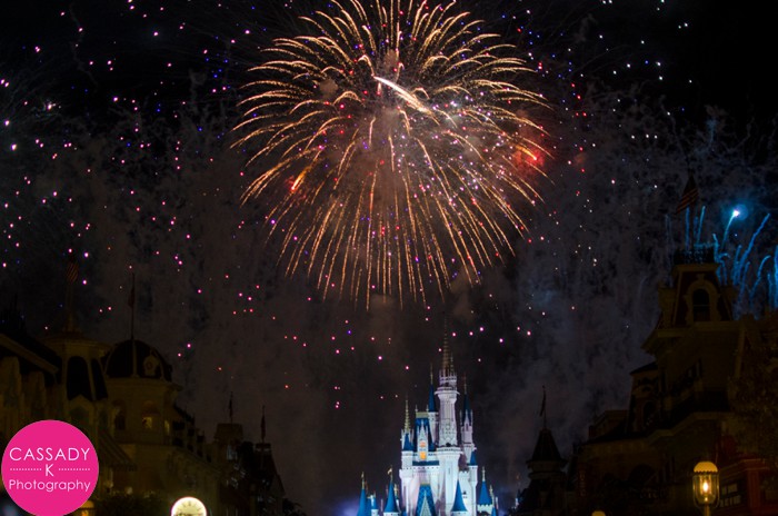 Happy Birthday America, America, USA, United States, Happy 4th, Happy 4th of July, Disney, Cinderella's Castle, Castle, Fireworks, Disney World