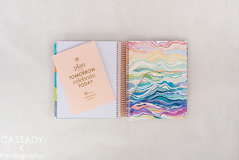 Perpetual Calendar inside the 2021 Life Planner gift for the Erin Condren Holiday Instagram Giveaway by Cassady K Photography