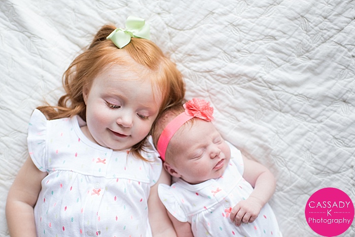 Family Photography, little girls, newborn, sisters, two years old, cassady k photography, pittsburgh, pa, pennsylvania, toddler