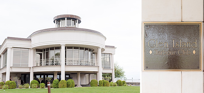 The Glen Island Harbour Club venue for a Jewish Spring Glen Island Wedding in New Rochelle, NY
