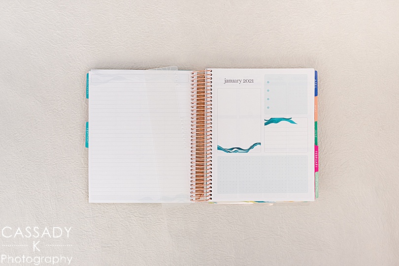 Monthly Productivity Page inside the Life Planner for the Erin Condren Holiday Instagram Giveaway by Cassady K Photography