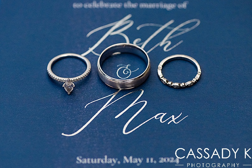 Detail image of wedding rings for Briarcliff Manor Wedding