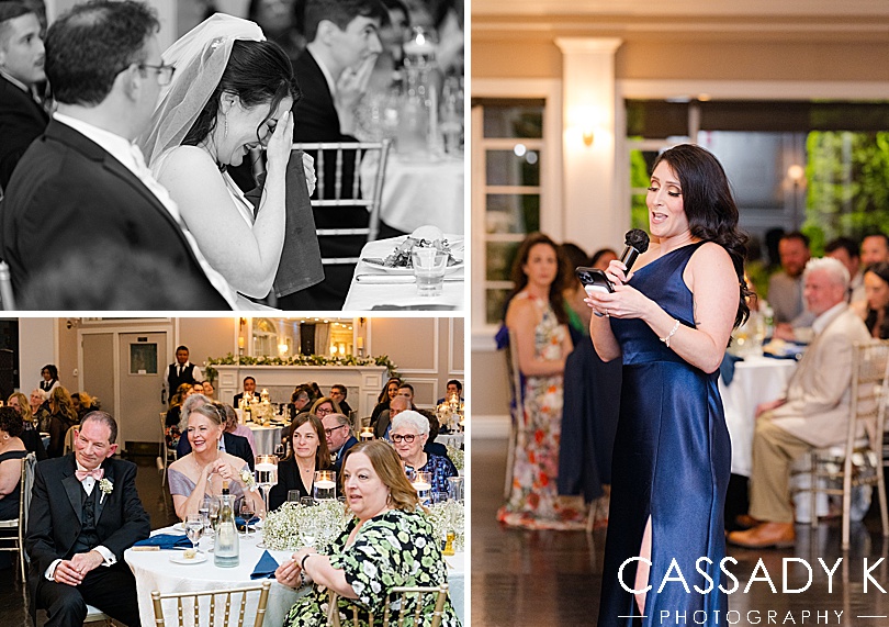 Maid of honor speech at Briarcliff Manor Wedding