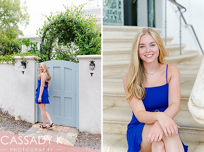 Girl posing during Longboat Key Senior Portrait Session