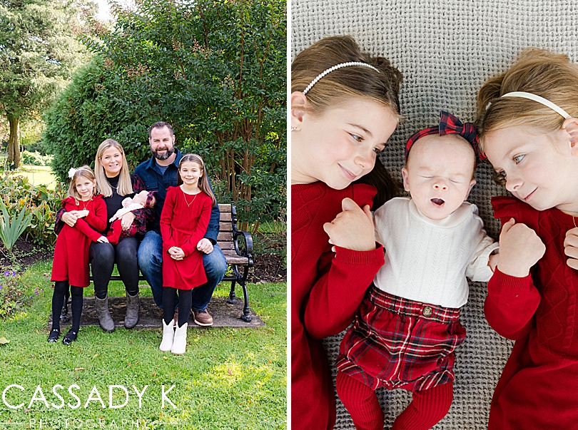 Fall mini session photos with the newest addition to the family